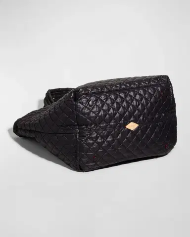 MZ WALLACE Metro Deluxe Large Quilted Nylon Tote Bag | Thumbnail 6