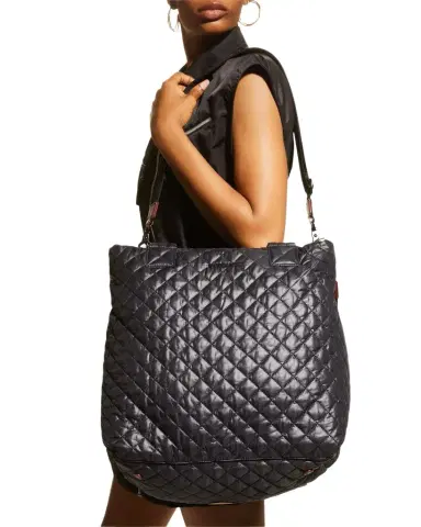MZ WALLACE Metro Deluxe Large Quilted Nylon Tote Bag | Thumbnail 1