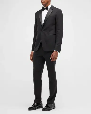 Theory Men's Notch Lapel Wool Tuxedo Jacket | Thumbnail 2 Theory Men's Notch Lapel Wool Tuxedo Jacket | Thumbnail 2