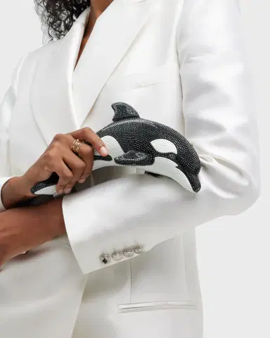 Judith Leiber Couture Orca Crystal Minaudiere Bag | Thumbnail 4 Judith Leiber Couture Orca Crystal Minaudiere Bag | Thumbnail 4