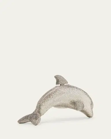 Judith Leiber Couture Dolphin Crystal Minaudiere | Thumbnail 3 Judith Leiber Couture Dolphin Crystal Minaudiere | Thumbnail 3