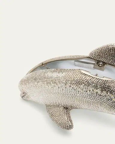 Judith Leiber Couture Dolphin Crystal Minaudiere | Thumbnail 4 Judith Leiber Couture Dolphin Crystal Minaudiere | Thumbnail 4