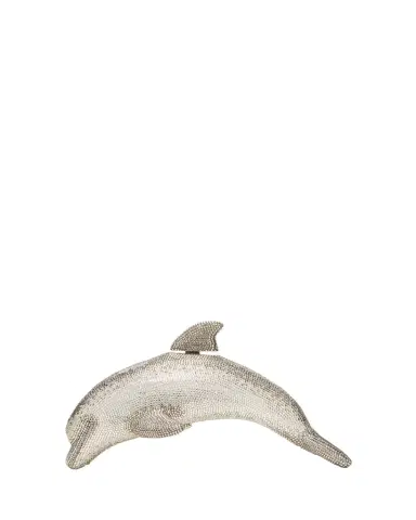 Judith Leiber Couture Dolphin Crystal Minaudiere | Thumbnail 1 Judith Leiber Couture Dolphin Crystal Minaudiere | Thumbnail 1