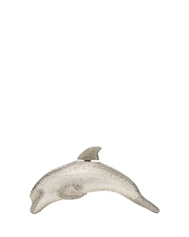 Judith Leiber Couture Dolphin Crystal Minaudiere