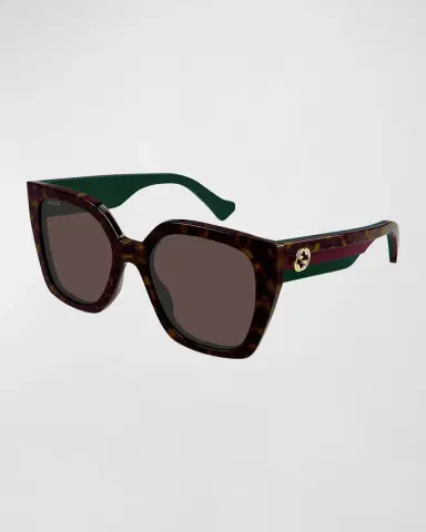 Gucci Color-Block GG Injection Plastic Cat-Eye Sunglasses | Thumbnail 3 Gucci Color-Block GG Injection Plastic Cat-Eye Sunglasses | Thumbnail 3