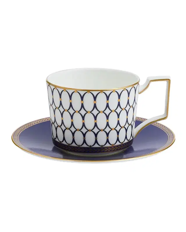 Wedgwood Renaissance Teacup & Saucer Set
