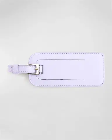 Royce New York Monogrammed Leather Luggage Tag | Thumbnail 4