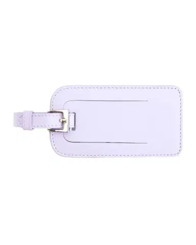 Royce New York Monogrammed Leather Luggage Tag | Thumbnail 1