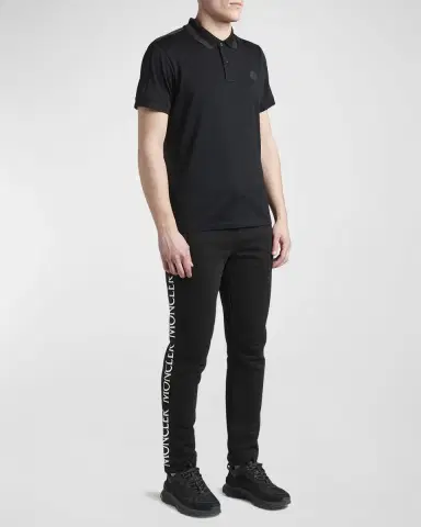 Moncler Men's Logo-Tape Sweatpants | Thumbnail 2