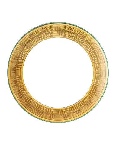 Versace Medusa Amplified Green Coin Dinner Plate | Thumbnail 1