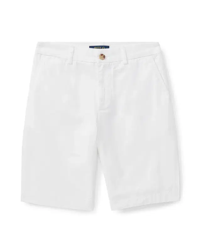 Polo Ralph Lauren Boy 's Logo Embroidered Flat Front Chino Shorts, Size 8-14