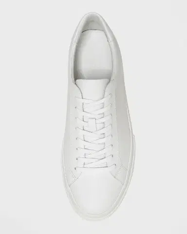 Vince Men 's Fulton Solid Leather Low-Top Sneakers | Thumbnail 5