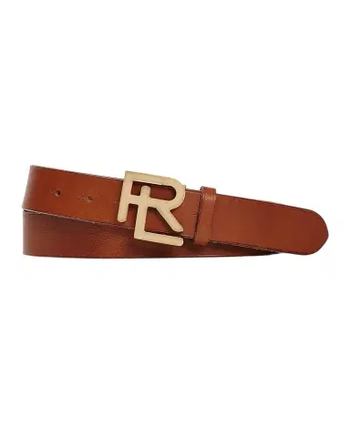 Ralph Lauren Purple Label Men's RL Vachetta Leather Belt | Thumbnail 1