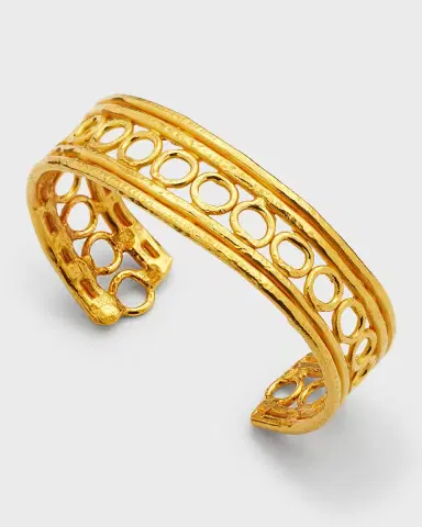 Jean Mahie 22K Yellow Gold Dentelliere Bracelet | Thumbnail 3