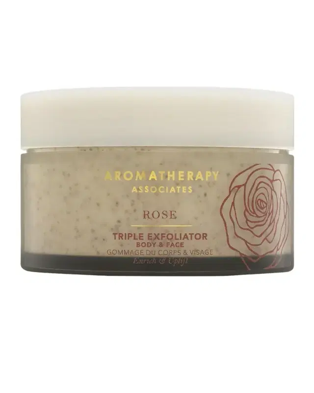 Aromatherapy Associates Rose Triple Exfoliator, 200mL/ 6.76 oz.