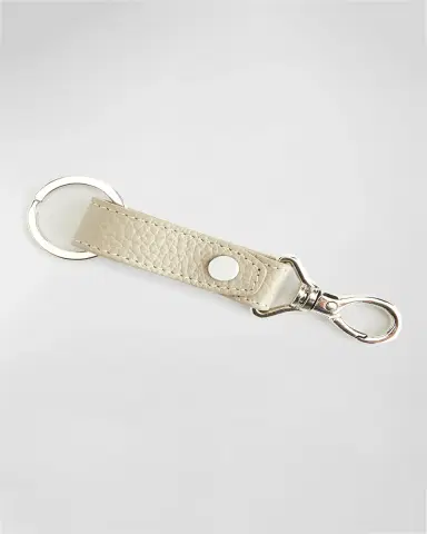 Royce New York Monogrammed Leather Valet Key Chain | Thumbnail 3