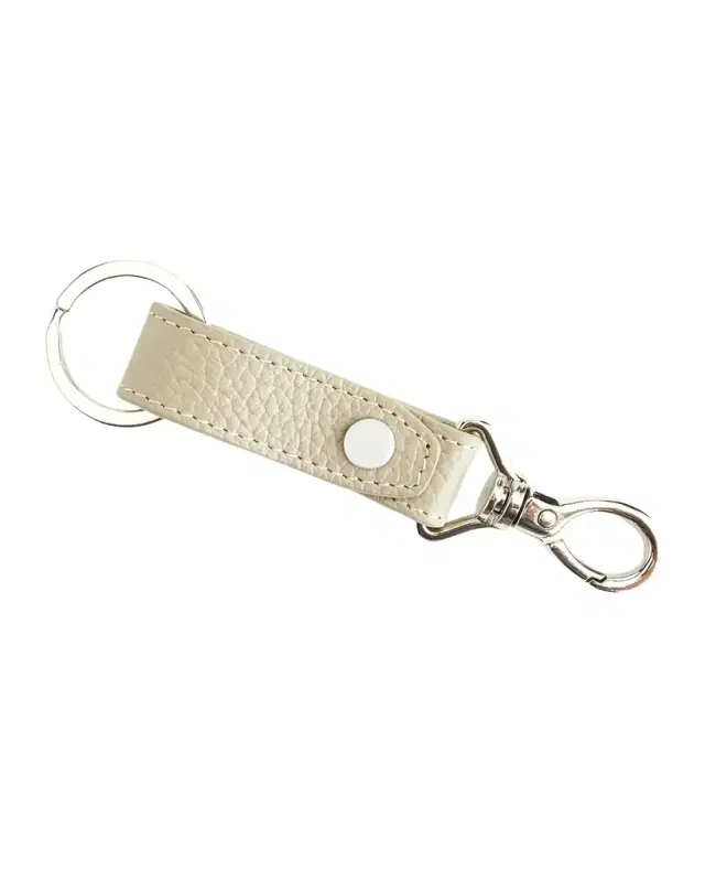 Royce New York Monogrammed Leather Valet Key Chain