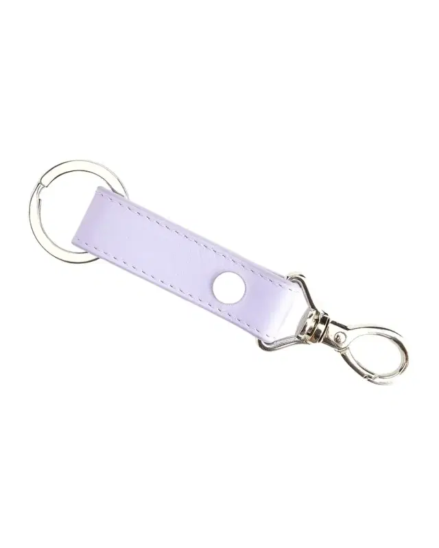 Royce New York Monogrammed Leather Valet Key Chain