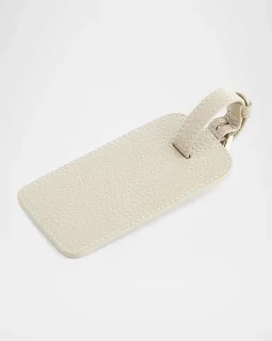 Royce New York Monogrammed Leather Luggage Tag | Thumbnail 3