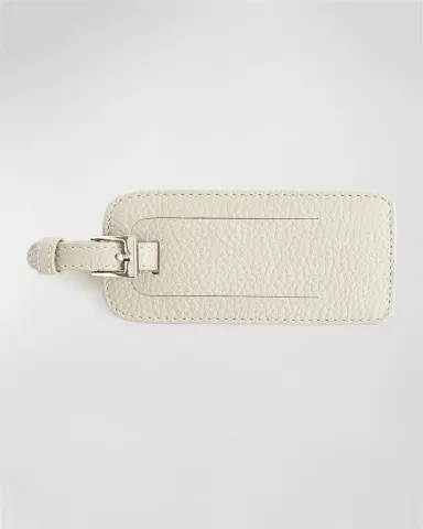 Royce New York Monogrammed Leather Luggage Tag | Thumbnail 5