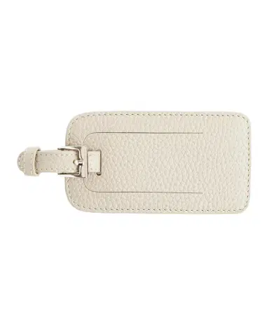 Royce New York Monogrammed Leather Luggage Tag | Thumbnail 1