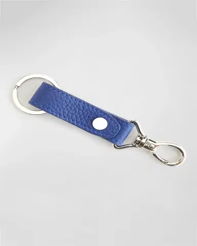 Royce New York Monogrammed Leather Valet Key Chain | Thumbnail 3