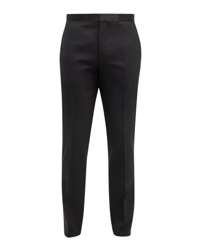 Theory Men 's Mayer Stretch-Wool Tuxedo Pants