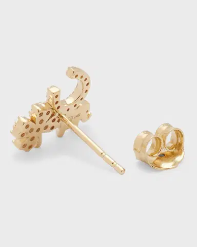 Sydney Evan 14k Gold Elephant Stud Earring with Diamonds | Thumbnail 4