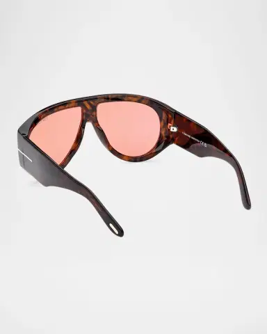 Tom Ford Bronson Havana Acetate Aviator Sunglasses | Thumbnail 3 Tom Ford Bronson Havana Acetate Aviator Sunglasses | Thumbnail 3