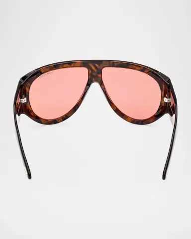 Tom Ford Bronson Havana Acetate Aviator Sunglasses | Thumbnail 4 Tom Ford Bronson Havana Acetate Aviator Sunglasses | Thumbnail 4
