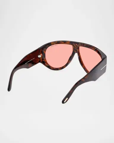 Tom Ford Bronson Havana Acetate Aviator Sunglasses | Thumbnail 5 Tom Ford Bronson Havana Acetate Aviator Sunglasses | Thumbnail 5