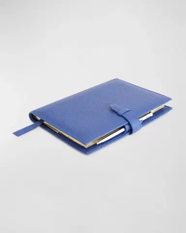 Royce New York Monogrammed Leather Executive Journal with Rollerball Pen | Thumbnail 3