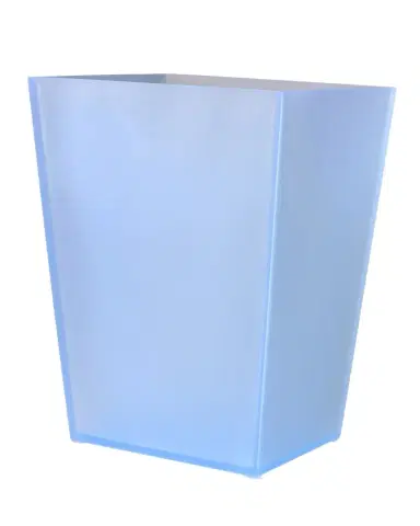 Mike & Ally Frosted Ice Wastebasket and Liner | Thumbnail 1
