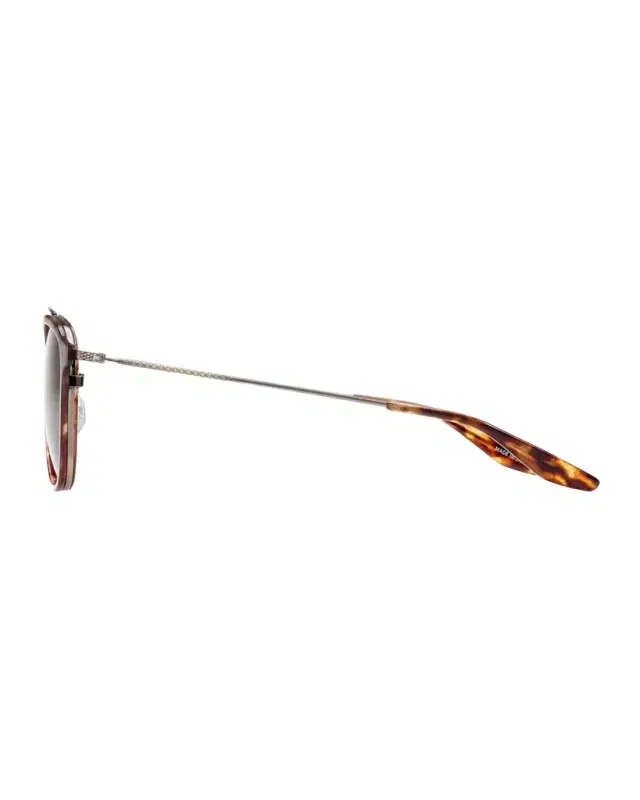 Men 's Courtier Double-Bridge Aviator Sunglasses