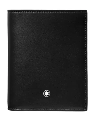 Montblanc Men's Meisterstück Leather Compact Bifold Wallet | Thumbnail 1 Montblanc Men's Meisterstück Leather Compact Bifold Wallet | Thumbnail 1