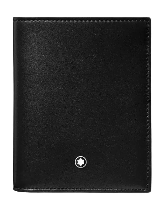 Montblanc Men 's Meisterstück Leather Compact Bifold Wallet