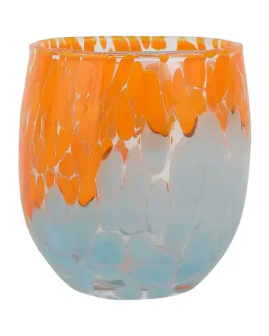 Vietri Nuvola Light Double Old-Fashioned Glass, 10 oz. | Thumbnail 1