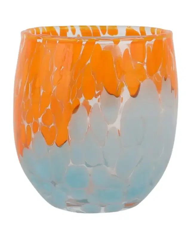 Vietri Nuvola Light Double Old-Fashioned Glass, 10 oz.