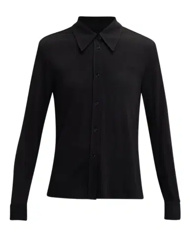 Nili Lotan Celestine Mesh Button-Front Shirt | Thumbnail 1