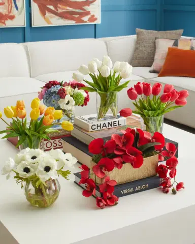 John-Richard Collection Poppy Nosegay Floral Arrangement | Thumbnail 2