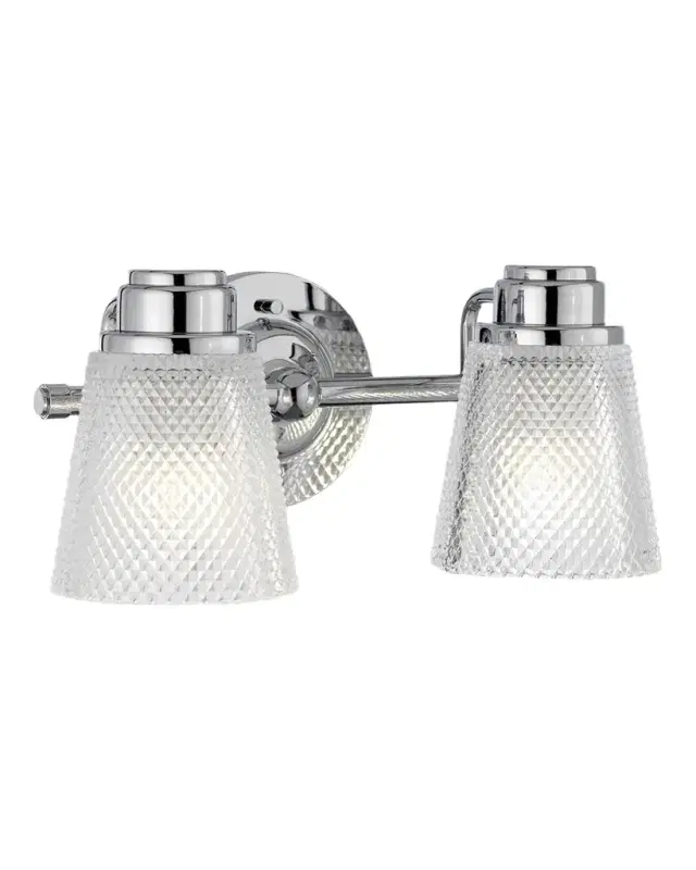 Lucas + McKearn Hudson 2-Light Bath Light - 13.5"