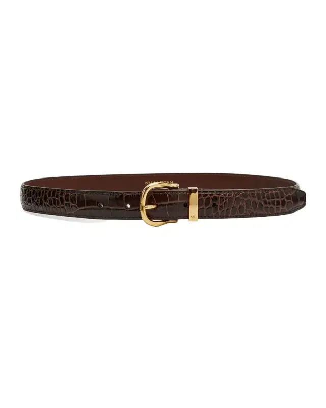 Nili Lotan Louise Leather Belt