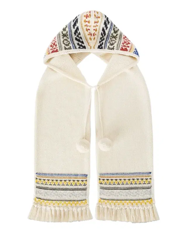 Hooded Bernina Cashmere Scarf