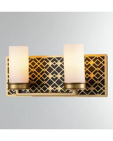 Lucas McKearn Ziggy 2-Light Bath Bar Sconce, Lacquered | Thumbnail 2 Lucas McKearn Ziggy 2-Light Bath Bar Sconce, Lacquered | Thumbnail 2