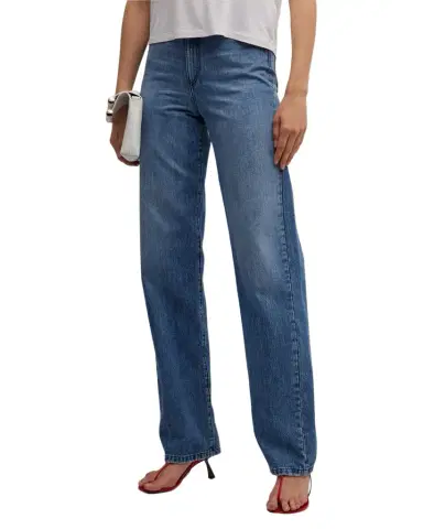 Emporio Armani Relaxed Straight-Leg High-Rise Jeans | Thumbnail 1 Emporio Armani Relaxed Straight-Leg High-Rise Jeans | Thumbnail 1