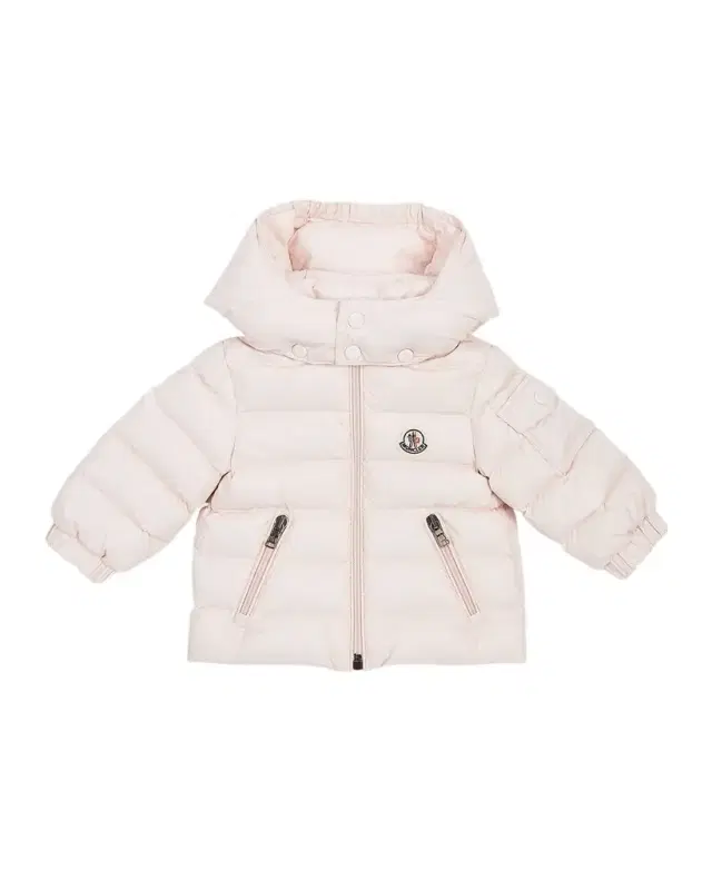 Moncler Girl 's Jules Logo Patch Jacket, Size 12M-3