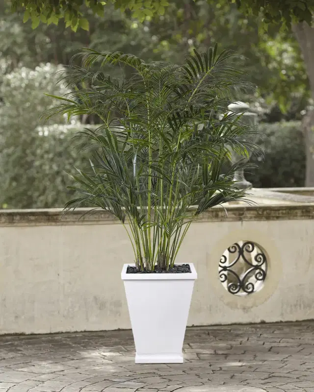 NDI Faux Palm In Tapered Square Pot, 84"T
