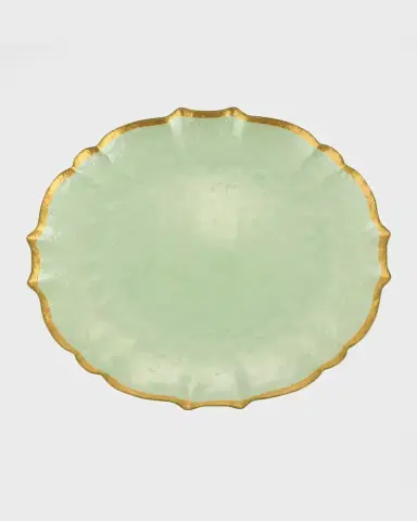 Vietri Baroque Glass Dinner Plate | Thumbnail 3 Vietri Baroque Glass Dinner Plate | Thumbnail 3