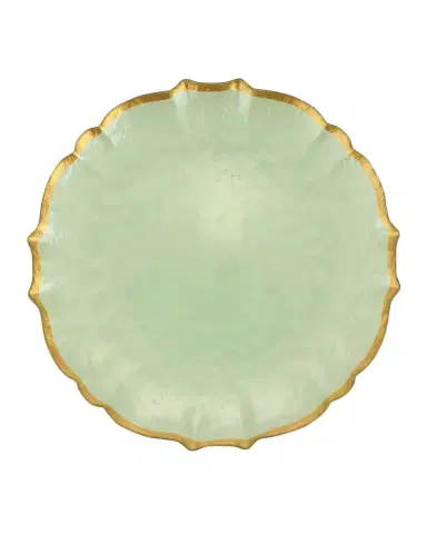 Vietri Baroque Glass Dinner Plate | Thumbnail 1 Vietri Baroque Glass Dinner Plate | Thumbnail 1