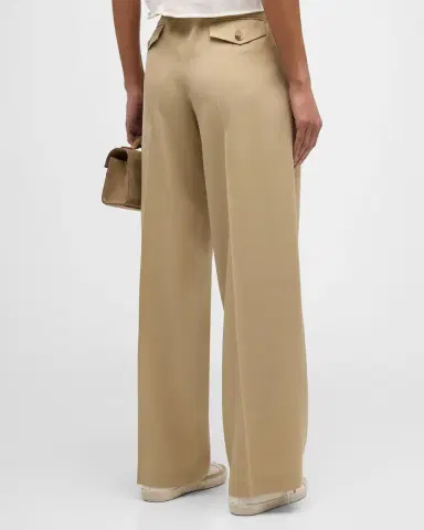 Golden Goose Pleated Wide-Leg Wool Pants | Thumbnail 6 Golden Goose Pleated Wide-Leg Wool Pants | Thumbnail 6